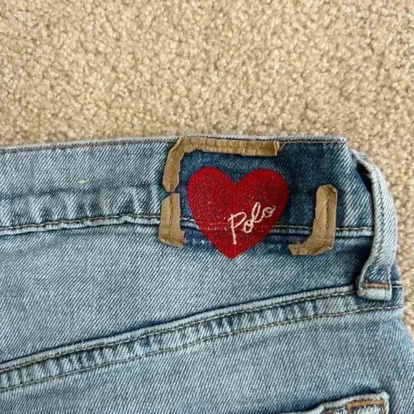 POLO Ralph Lauren The Callen High Rise Slim Fit Jeans Raw Hem Womens Size 28 - Picture 7 of 11